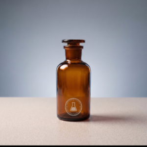 Amber Reagent Bottle, Ground Joint