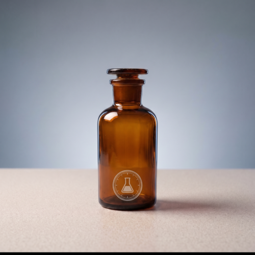 Amber Reagent Bottle, Ground Joint