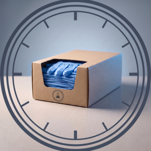 Nitrile Disposable Gloves, Large