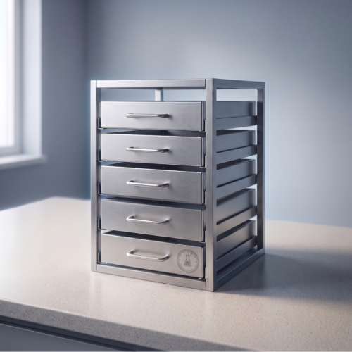 Stainless Cryo Rack, 5-Tier