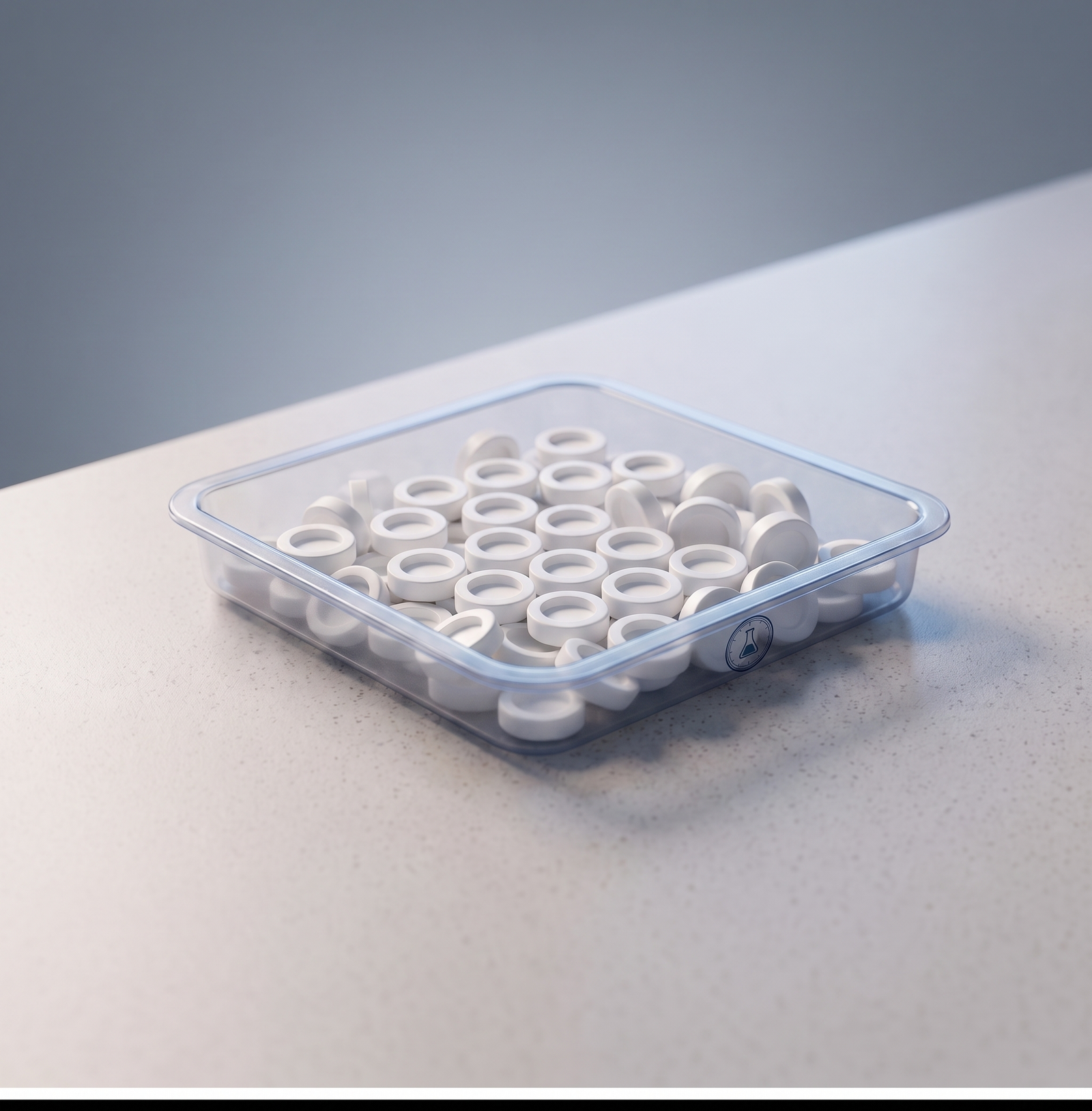 PTFE-Lined Septa Caps, 500 Count